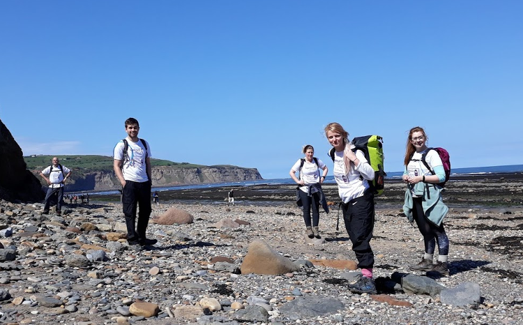 Cleveland Way 50th Anniversary: Contours on the beach
